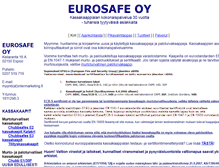 Tablet Screenshot of eurosafe.fi